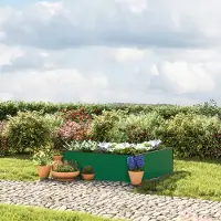GFP 119x119x39 cm plantekasse, grønn