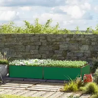 GFP 235x119x39 cm plantekasse, grønn