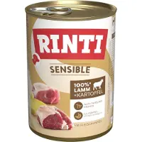 Rinti Økonomipakke Sensible 24 x 400 g - Lam & Poteter