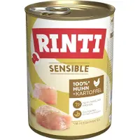Rinti Økonomipakke Sensible 24 x 400 g - Blandet pakke: Kylling & Ris + Kylling & Poteter