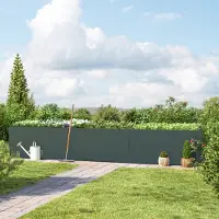 GFP 444x77x77 cm plantekasse, antrasitt