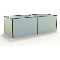 GFP 235x77x77 cm plantekasse, eloksert