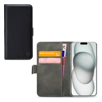 Mobilizera Mobilize PU-lær bokdeksel svart Apple iPhone 15 Plus