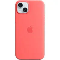 Apple - Beskyttende deksel for mobiltelefon - MagSafe-samsvar - silikon - guava - for iPhone 15 Plus