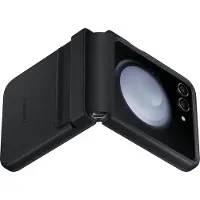 Samsung Galaxy Z Flip5 Flap Eco-Leather Case Black