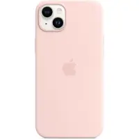 Apple iPhone 14 Plus Silicone Case with MagSafe - Chalk Pink