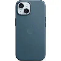 Apple Original iPhone 15 Deksel FineWoven MagSafe Stillahavsblå