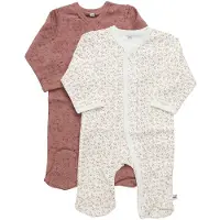 Pippi Baby Nattdrakter - 2-pack - Burlwood - - 4 år (104) - Nattdrakt