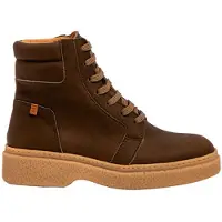 El naturalista for woman. 2590011FE005_0G3 Leather ankle boots N5900 Arpea green -Heel height 4,5cm (37), 3 to 5 cm, Zip, Casual