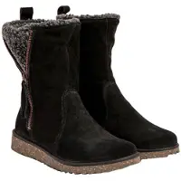 El naturalista for woman. 256331010005_001 Leather boots N5633 Silk Suede black (39), Flat, Zip, Casual