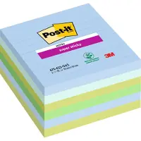 Post-It 7100259320, firkant, Blå, Grønn, Papir, 101 mm, 101 mm, 90 ark
