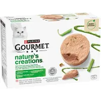 Gourmet Nature's Creation Mousse 12 x 85 g - Laks og grønne bønner