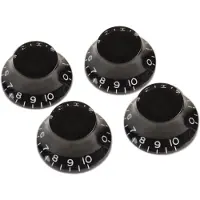 Gibson Top Hat-knotter for Elektrisk Gitar 4-Pakk i Svart