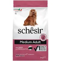 Schesir Dog Medium Adult med skinke - 3 kg