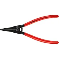Knipex 45 21 200, Låseringtang, Kromvanadiumstål, Plast, Rød, 45 mm, 220 mm