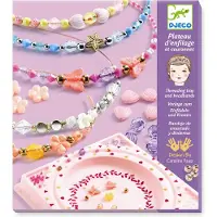 Djeco Hårspennesett m. Monteringsplate – Jewels to Create - - OneSize - Hårpynt