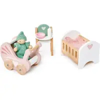 Tender Leaf Toys Treleker - Dukkehusmøbler - Babyrom - - OneSize - Dukketilbehør