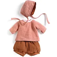 Djeco Dukkeklær - Peach - - OneSize - Dukkeklær