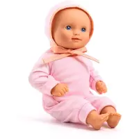 Djeco Dukke - 32 cm - Syrin Rose - - OneSize - Dukke