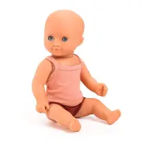 Djeco Dukke - 32 cm - Baby Prune - - OneSize - Dukke