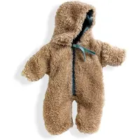 Djeco Dukkeklær - Antrekk Vinter - Beige - - OneSize - Dukkeklær