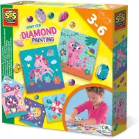 SES Creative - Diamantmosaikk - - OneSize - Kreativt leker