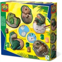SES Creative - Støp og maling - Dino Egg - - OneSize - Kreativt leker
