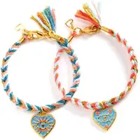 Djeco Smykker - Vennskap And Hearts - - OneSize - Kreativt leker