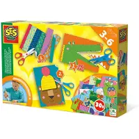 SES Creative 14634, Pysselsett for barn, 3 år, Papp, Flerfarget
