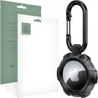 Tech Apple AirTag TPU-deksel - karbonfiber - svart