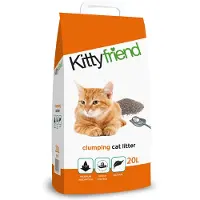 Sanicat Kittyfriend kattesand, kattesand, bentonitt, 20L, klumper