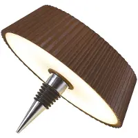 Mantra-Iluminacion LED-bordlampe Relax, corten, flasketopp, oppladbart batteri