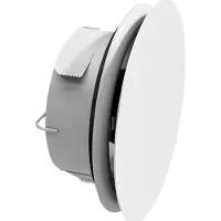 Lindab Frontplade AIRYFP ROUN Ø100 mm, cirkulær til montage i AIRYB ventilhus, farve RAL9003.