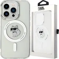 Karl Lagerfeld IML Choupette MagSafe-etui for iPhone 14 Pro - gjennomsiktig