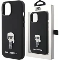 Karl Lagerfeld KLHCN61SMHKNPK-etui for $ 0000010n 11 / Xr - svart silikon Ikonik metallnål