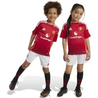 Adidas Manchester United 24/25 Hjem Kortermet Junior-sett