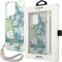 GUESS GUHCP13SHFLSN iPhone 13 mini 5,4" grønn/grønn hardcase Flower Strap