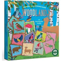 Eeboo Memory-spill - 24 Par - Skog - - OneSize - Memory-spill