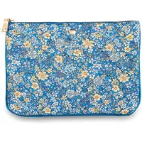 Fan Palm Toalettveske - Clutch - Blue Flower - - OneSize - Toalettveske