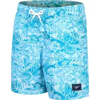 Speedo Badeshorts - Trykt - Blå - - M - Medium - Badetøy