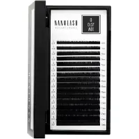 Nanolash Volume Lashes falske vipper for profesjonelle øyenvippeextensions Volume 0.07 D MIX 6-13mm