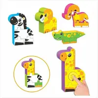 Reig Musicales Lyd Zoo Blokker-figurer Puzzle