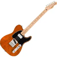 Squier Affinity Series Telecaster FMT SH Lønn Gripebrett Svart Plekterbrett Mocha
