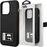 Karl Lagerfeld Ikonik Patch-etui for iPhone 13 Pro / iPhone 13 - Svart