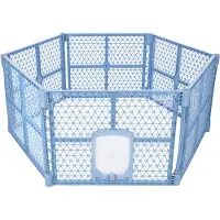 TIAKI Freewheel lekegrind, 6-hjørner - L 150 x B 170 x H 66 cm