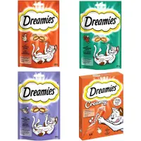 Dreamies Creamy Snacks - Økonomipakke kylling (44 x 10 g)