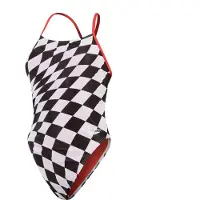 Speedo Allover Digital Tie-back Badetøy