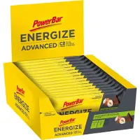 Powerbar Energize Advanced Energibar Boks Hasselnøtt Sjokolade 55g 15 Enheter
