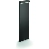 Philips Bustan-stolpelys, 3,8 W, Vegglys, Antrasitt, Metall, IP44, Terrasse, Hage, I