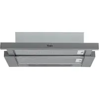 Whirlpool AKR 749/1 IX - Panser - teleskopisk - bredde: 59.8 cm - dybde: 30 cm - extraction & recirculation (with additional extraction kit)